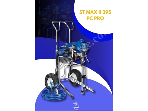 Электрическая безвоздушная машина для распыления краски St Max 395 Pc Pro, Hi-Boy