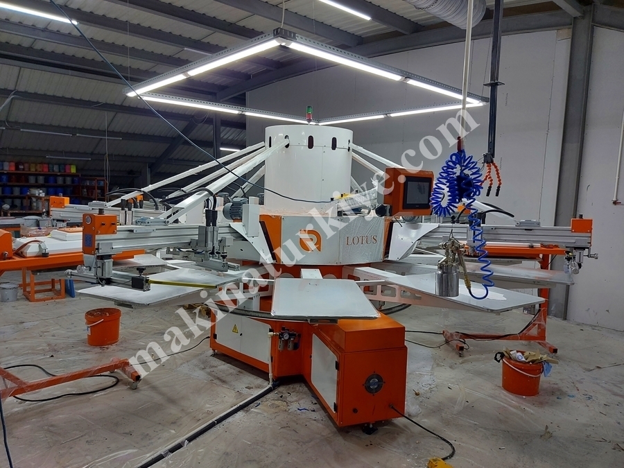 8 Colors 12 Pallets Lotus Octopus Printing Machine