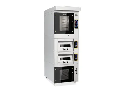 40×60 Cm 5 Trays Brick Base Natural Gas Convection Oven