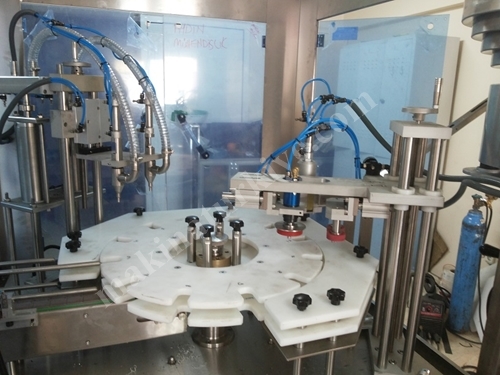 Rotary Cream Filling And Capping Machine