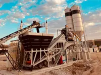 120 m3/Hour Mobile Concrete Batching Plant