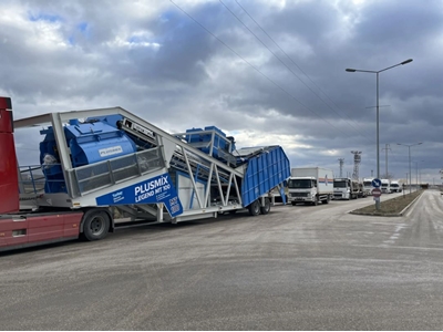 100 m3/Hour Mobile Concrete Batching Plant - 2