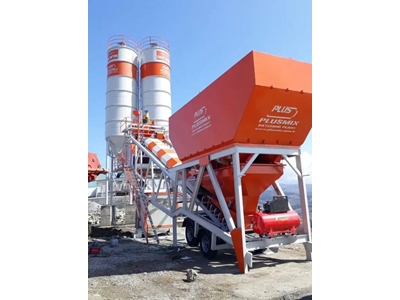 100 m3/Hour Mobile Concrete Batching Plant - 7