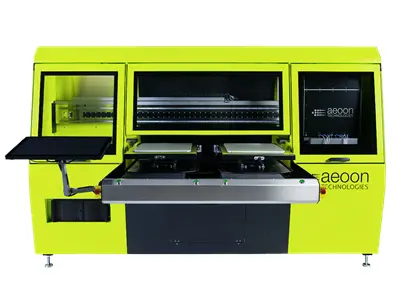 4-головочная цифровая машина для текстильной печати с 2 платформами
