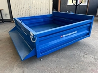 Hydraulic Tipping Trailer with Crate Addition - 11