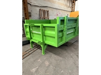 Hydraulic Tipping Trailer with Crate Addition - 0