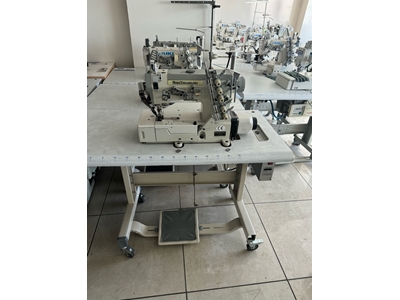 Örümcek Ayak Etek Kıvırma Düz Dikiş Makinası - 5