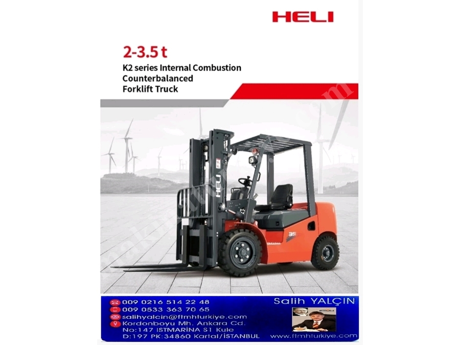 Серия Helı K2 3,0-тонный дизельный погрузчик Euro 5. Поставка сразу.