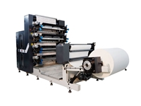 Machine d'impression flexographique pour gobelets en papier 100 cm couleur 325 coups/minute - 2