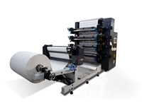 100 Cm Color 325 Strokes / Minute Paper Cup Flexo Printing Machine