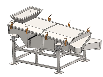 Bergbau Sieb- und Sortiermaschine - 1