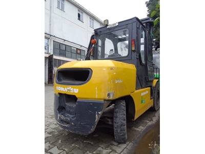 5.0 Ton Capacity 2007 Model Komatsu Brand Diesel Forklift with 4.0 Meter Duplex Elevator - 2