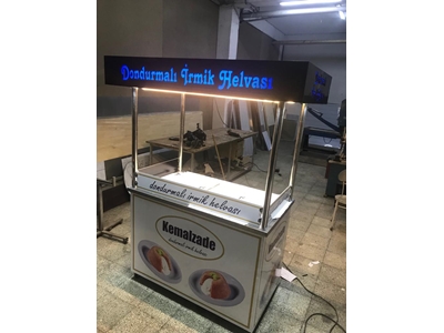 Comptoir de graine de sésame halva glacé mobile - 0