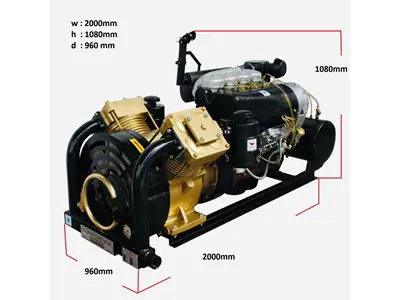 10200 Liter / Minute Dieselkompressor