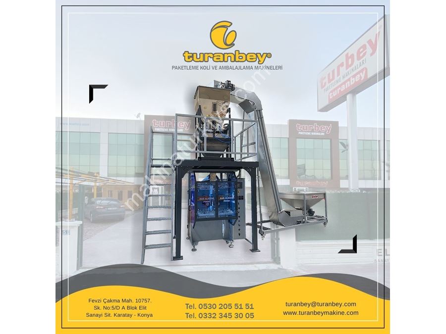 Tam Otomatik 4 Terazili Sistem Toz Şeker Bakliyat Paketleme Dolum Makinesi