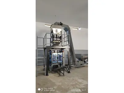 Tam Otomatik 4 Terazili Sistem Toz Şeker Bakliyat Paketleme Ambalajlama Dolum Makinesi