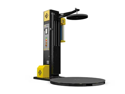 10 Turns / Minute Top Printed Pallet Stretch Wrapping Machine