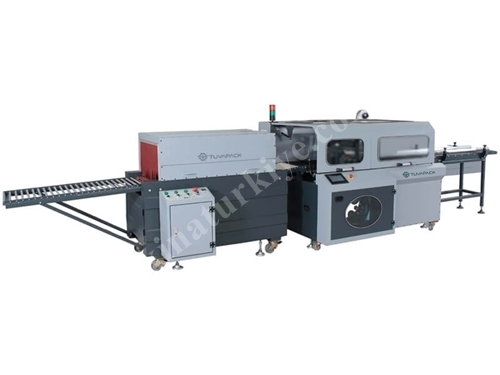 Machine de rétraction à coupe continue entièrement automatique de 25 à 40 paquets / minute