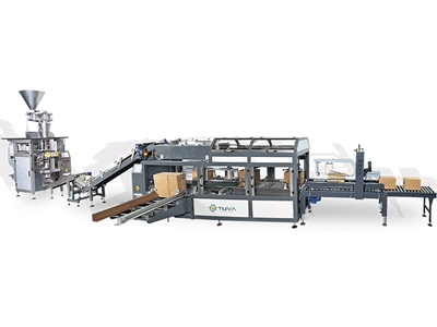 120 Packs/Minute Box Filling Palletizing Line - 0