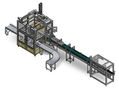 12-16 Boxes / Minute Double Head Robot Box Filling Line - 0
