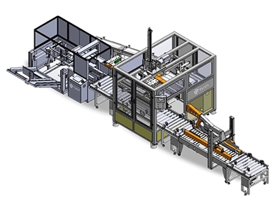 6-8 Boxes / Minute Single Layer Single Head Robotic Box Filling Line - 0