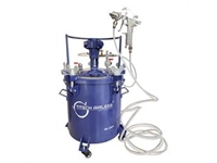 20 Lt Teflon Coated Paint Pressure Tank With Automatic Mixer - 0