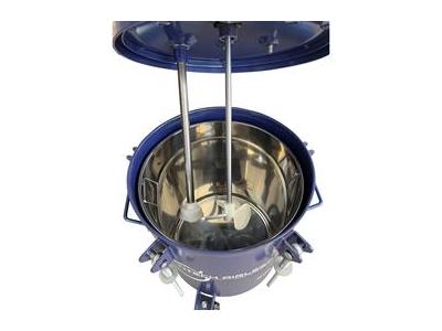 Réservoir de pression de peinture de 20 Lt revêtu de Teflon avec mélangeur automatique - 2