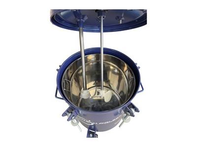 40 Lt Teflon Coated Paint Pressure Tank With Automatic Mixer - 2