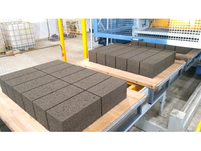 1250x1250 mm Betonblock Pflastersteinmaschine - 6