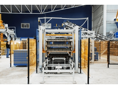 Tam Otomatik 36 Adet / Kalıp Beton Blok Briket Ve Parke Taşı Üretim Makinası - 3