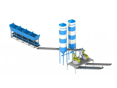 Conveyor Belt Concrete Transfer System