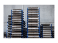 100-320 mm Optional Vertical Footed Pallet Concrete Block Stacking System - 0