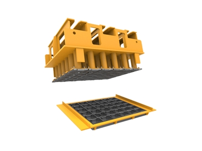Dekorative Betonblockform - 0