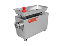 Machine à hacher la viande en acier inoxydable refroidi n°10 500 Kg/heure - 0