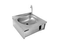 Stainless Steel Knee-Controlled Hand Washing Sink - 0
