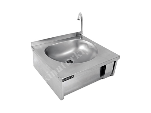 Stainless Steel Knee-Controlled Hand Washing Sink