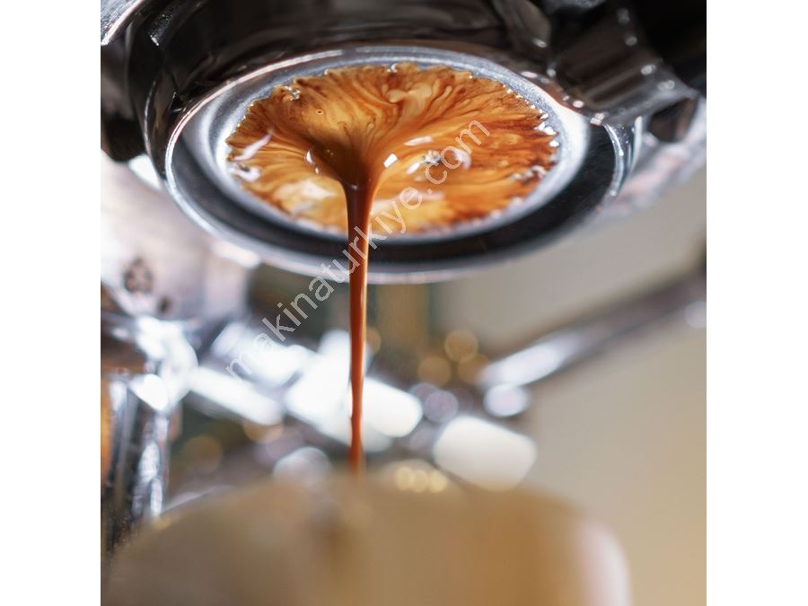 1-Gruppen Graue Semi-Automatische Cappuccino- und Espresso-Kaffeemaschine