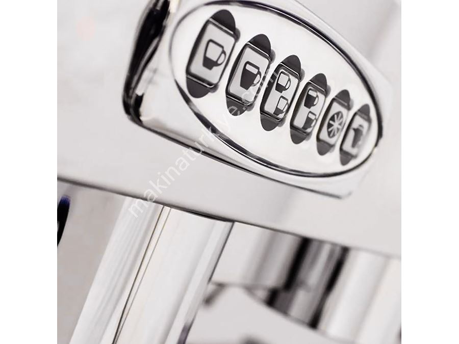 1-Gruppen Graue Semi-Automatische Cappuccino- und Espresso-Kaffeemaschine