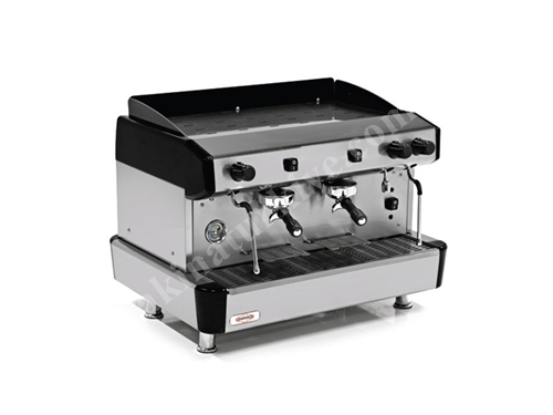 1 Gruplu Gri Yarı Otomatik Capuccino Ve Espresso Kahve Makinesi