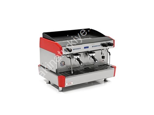 2-Gruppen Automatische Cappuccino-Espresso-Kaffeemaschine