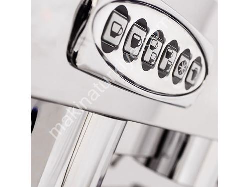 2 Group Automatic Gray Capuccino Espresso Coffee Machine