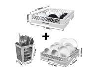 500 Plates / Hour Three-Phase Digital Controlled Undercounter Dishwashing Machine - 4