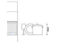 1000 Plates / Hour Three-Phase Digital Controlled Guillotine Type Dishwasher - 4