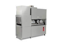2200 Plates / Hour Dishwashing Machine with Right-Side Drying Tunnel Conveyor - 0