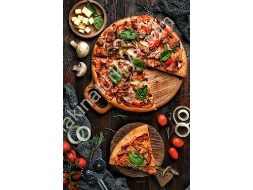 Ø 600 Gazlı Taş Tabanlı Pizza Fırını