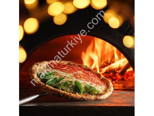 Ø 600 Odunlu Taş Tabanlı Pizza Fırını