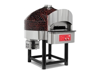 Ø 300 mm 6 Pizza 75 Pizzas/Hour Gas Rotating Base Pizza Oven - 0
