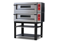 Ø 300 mm X 9 Pizza Gas Single Deck Pizza Oven - 1