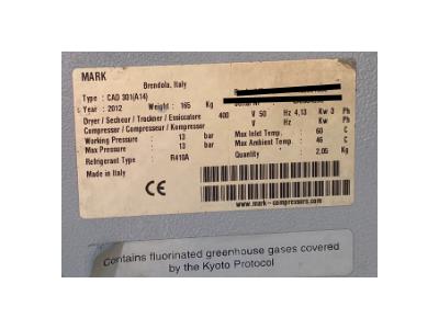 Mark Cad 301 Kompressor Lufttrockner - 1