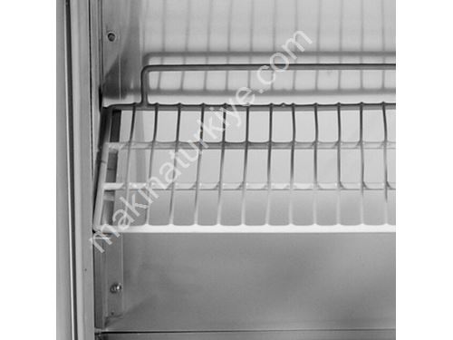 2-Door Granite Topped Fan Cooled Pizza Preparation Refrigerator